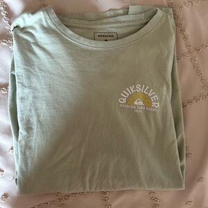 Quiksilver Green Graphic Tee